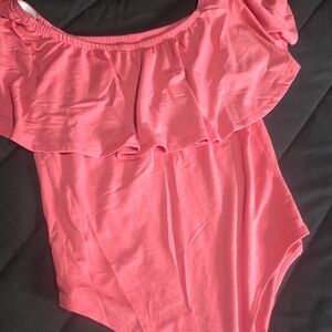 Zenana Outfitters Coral Bodysuit